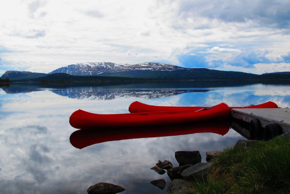 kano tur fjell innsjø familie utlån sommer